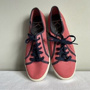 Keds Red and Navy Lace-Up Sneakers